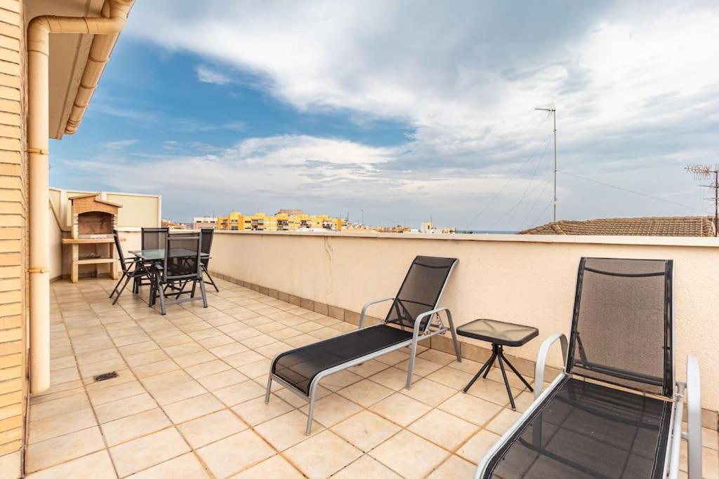 Atico Con Terraza Y Piscina Apartman Peñíscola Kültér fotó
